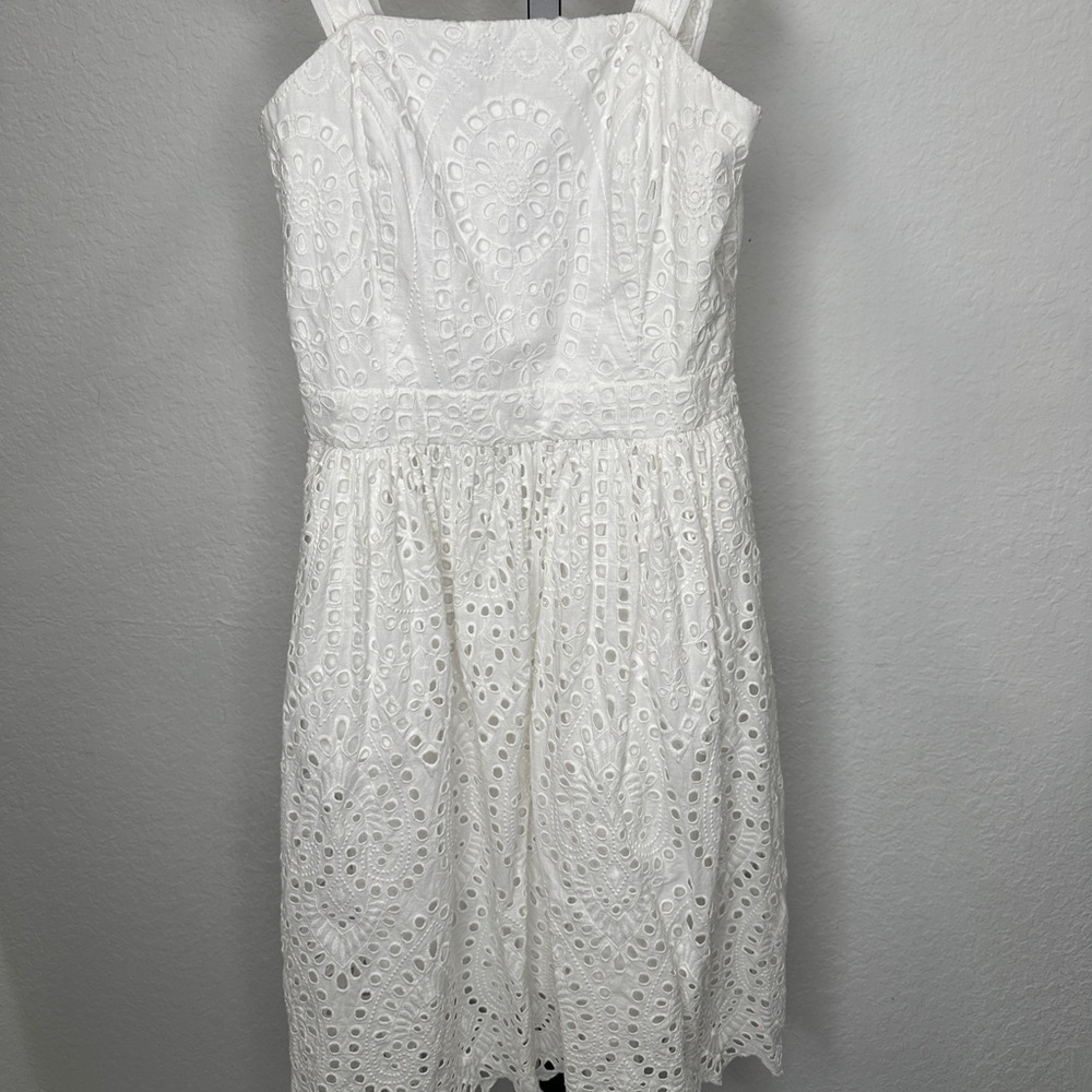 Vineyard Vines White Eyelet Dress